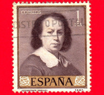 SPAGNA  - Usato - 1960 - Giornata Del Francobollo - Dipinti Di Bartolomé Esteban Murillo - Autoritratto - 1 - Used Stamps