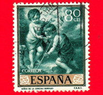 SPAGNA  - Usato - 1960 - Giornata Del Francobollo - Dipinti Di Bartolomé Esteban Murillo - Bambini - 60 - Gebruikt