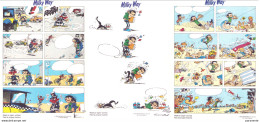 GASTON LAGAFFE : 3 Affiches Publicité FAIS TA PROPRE HISTOIR Pour MILKY WAY 1990 - Gaston