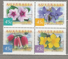 AUSTRALIA 1999 Flowers MNH(**) Mi 1805-1808 #33782 - Ongebruikt