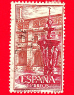 SPAGNA  - Usato - 1960 - Reale Monastero Di Samos - Fontana - Patio - 1 - Used Stamps