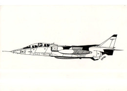 Dessin à L'encre De Chine Signé JYBD (Jean-Yves Brouard) Représentant Un Avion Jaguar - Originele Tekeningen