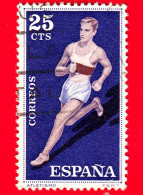 SPAGNA - Usato - 1960 - Sport - Atletica - Corsa - 25 - Gebraucht