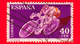 SPAGNA - Usato - 1960 - Sport - Ciclismo - 40 - Oblitérés