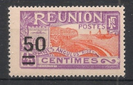 REUNION - 1933 - N°YT. 123A - Sainte-Rose 50 Sur 45c Violet - Signé BRUN - Neuf Luxe ** / MNH - Unused Stamps