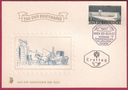 Österreich MNr. 1039 Ersttag Auf Karte 30. 11. 1957 Tag Der Briefmarke 1957 (Nr.10.149) - FDC