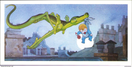 CADELO : Carte Voeux LE LEZARD Et L'ENFANT Echovision 1991 - Postkaarten
