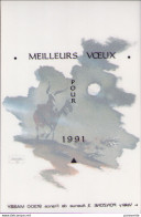 CROWELL Carte Voeux 1991 - Postkaarten