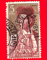 SPAGNA - Usato - 1960 - Tauromachia - La Corrida - Bullfighting - Torero Dei Vecchi Tempi - 5 - Used Stamps