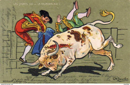 ILLUSTRATEUR   Ch BEAUVAIS  LES SPORTS XIII  LA TAUROMACHIE - Beauvais