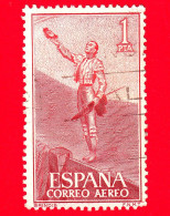 SPAGNA - Usato - 1960 - Tauromachia - La Corrida - Bullfighting - Brindisi E Dedica - 1 - P. Aerea - Oblitérés