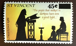 St Vincent 1983 Christmas Surcharge MNH - St.Vincent (1979-...)