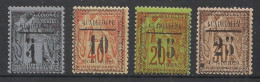 GUADELOUPE - 1889 - N°YT. 6 à 9 - Type Alphée Dubois - Série Complète - Neuf Luxe ** / MNH - Neufs