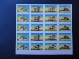 Djibouti   PROOF Imperforated Block WWF - Autres & Non Classés