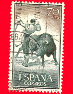 SPAGNA - Usato - 1960 - Tauromachia - La Corrida - Bullfighting - Posizionamento Di Banderillas - 70 - Gebraucht