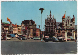 Mechelen - Grote Markt En Stadhuis - & Old Cars - Malines