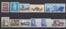 Lot De Timbres Neufs** De Suède Années 1970 71 MNH - Neufs