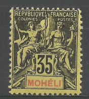 MOHELI N° 9 NEUF** LUXE SANS CHARNIERE / Hingeless / MNH - Unused Stamps