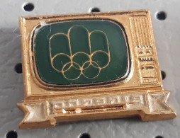 Olympic Games Montreal 1976 Canada Gorenje TV Slovenia Ex Yugoslavia Pin Badge - Olympic Games