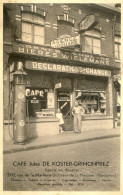 Mouscron - Cafe Jules De Koster - Grimonprez - Agent En Douane - Belle Pompe à Essence Purfina - Mouscron - Moeskroen