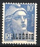 Année 1945-N°241 Neuf**MNH : Type Marianne De Gandon : Timbres De France Surchargés "ALGERIE" - Unused Stamps