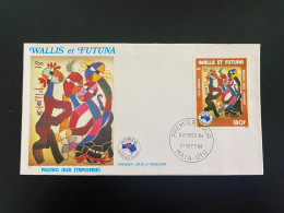 Enveloppe 1er Jour "Ausipex 84 - Pilioko Aloi - Tapisserie - Exposition Melbourne" 21/09/1984 - PA139 - Wallis Et Futuna - FDC