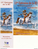 HERMANN Duo1 (carte + Marque Page) Salon MONTALIVET 2014 - 1 - Segnalibri