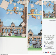 HERENGUEL Lot De 4 Objets ( DUO + FLYER + PROGRAMME ) Salon ROUBAIX 2015 - Bookmarks