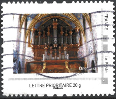 Montimbramoi  Orgues - Lettre Prioritaire- Timbre Sur Support - Used Stamps