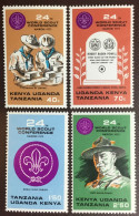 Kenya Uganda Tanzania 1973 Scouting Conference Scouts MNH - Kenya, Oeganda & Tanzania