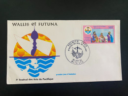 Enveloppe 1er Jour "4e Festival Des Arts Du Pacifique" 30/11/1984 - 321 - Wallis Et Futuna - FDC