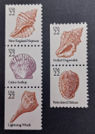 Coquillages Shells // Série Complète Neuve ** MNH ; Etats-Unis YT 1579/1583 (1983) Cote 4 € - Muscheln