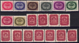 YT 788 à 806 - Unused Stamps