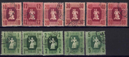 YT 843 à 853 - Used Stamps