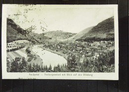 DR: AK Von Neckargemünd Mit Blick Auf Den Dilsberg Im Neckartal Bahnpost-St. 6.10.1923 Mit 800 Tsd Auf 300 M Knr: 304 A - Neckargemünd