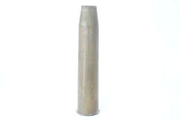 Militaria - Ammunition : Original French 6cm Naval Gun - WW2 1933 - Weapon Ammo Deactivated Shell - L = 27.5 - Decorative Weapons