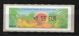 LISA 0,53 € - Le Salon Du Timbre Et De L'écrit 2006 - 1999-2009 Viñetas De Franqueo Illustradas