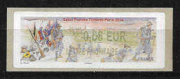 LISA 0,66 € Lettre Prioritaire - Salon Planète Timbres - Paris 2014 - 2010-... Illustrated Franking Labels