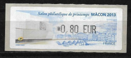 LISA 0,80 € - Salon Philatélique De Printemps - Mâcon 2013 - 2010-... Illustrated Franking Labels