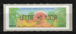 LISA 0,82 € - Le Salon Du Timbre Et De L'écrit 2006 - 2010-... Illustrated Franking Labels