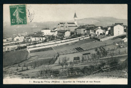 CPA - Carte Postale - France - Bourg De Thizy - Quartier De L'Hôpital Et Rue Neuve (CP24519) - Thizy