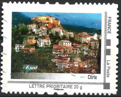 Montimbramoi La Corse - CORTE - Lettre Prioritaire - Timbre Sur Support - Oblitérés