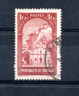 MONACO -- MONTE CARLO -- Timbre 1 F. Rouge-brun Eglise Sainte Dévote - Used Stamps