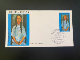 Enveloppe 1er Jour "Amedeo Modigliani" 20/08/1984 - PA138 - Wallis Et Futuna - FDC