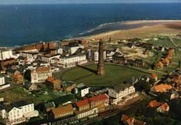 05615 - Nordseeheilbad BORKUM - Blick Auf Den Bahnhof Und Den Neuen Leuchtturm (2) - Borkum