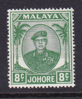 Malaya - Johore: 1949/55   Sultan Ibrahim    SG138a    8c  Green   MH - Johore
