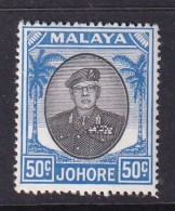 Malaya - Johore: 1949/55   Sultan Ibrahim    SG144    50c     MH - Johore