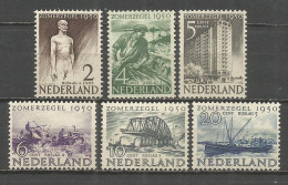 HOLANDA YVERT NUM. 535/540 ** SERIE COMPLETA SIN FIJASELLOS - Unused Stamps