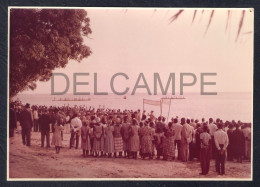 REAL PHOTO PORTUGAL GUINÉ BISSAU RECEPÇÃO AO GOVERNADOR NA PEDRA DO FEITIÇO - 1960'S (É UMA FOTO) - Guinea-Bissau