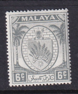 Negri Sembilan: 1949/55   Arms     SG47    6c   Grey    MNH - Negri Sembilan